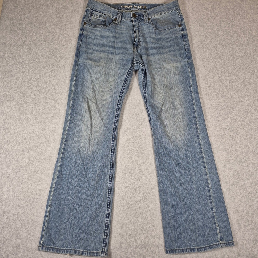 Cody James Jeans Men's 32x32 (Measured 34x31.5) Blue Western Straight Leg Denim